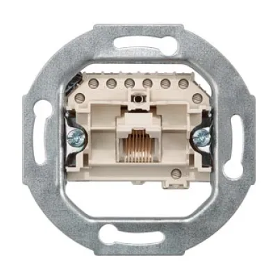 Siemens UAE-Anschlussdose 5TG2417 Kat.3 | 1x8-polig | RJ11/12/45 | Unterputz | Krallen-/Schraubbefestigung | IP20