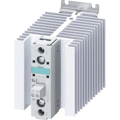 SIEMENS Halbleiterschütz 3RF2340-1AA02 | 1-phasig | 40A | 15–24V DC | AC51 | Schraubanschluss | Hutschiene | geräuschlos