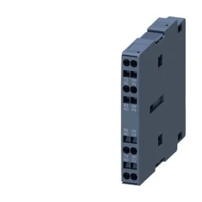 Siemens Hilfsschalterblock 3RH1921-2EA20 | 2 Schließer | 6A AC-15 | Federzuganschluss | seitlich | S0-S12
