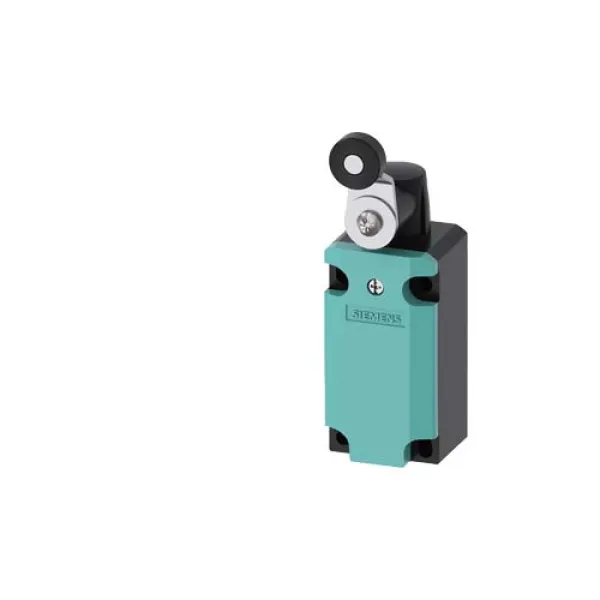 SIEMENS Positionsschalter 3SE5112-0BH01 | 40mm Metallgehäuse | Schwenkhebel Kunststoffrolle | 1Ö/1S | IP66/IP67