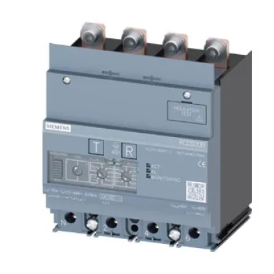 SIEMENS RCD520B Basic 3VA9114-0RL21 | Typ B/B+ | 160A | 4-polig | 0,03–5A | 127–690V | Zubehör 3VA11