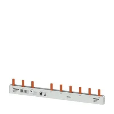 Siemens Stiftsammelschiene 5ST3624-1 | 3-polig | 3 Phasen | 10mm² | 176mm | 18mm Teilung | 63A | isoliert