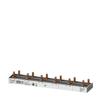 Siemens Stiftsammelschiene 5ST3676-0 | 1-polig 10mm² | 12TE | 6x AFDD & 6x Kompakt | 63A | berührungssicher