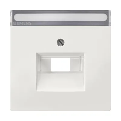 Siemens 5TG1395 DELTA style Abdeckplatte UAE-Anschlussdose m.Beschriftungsschild