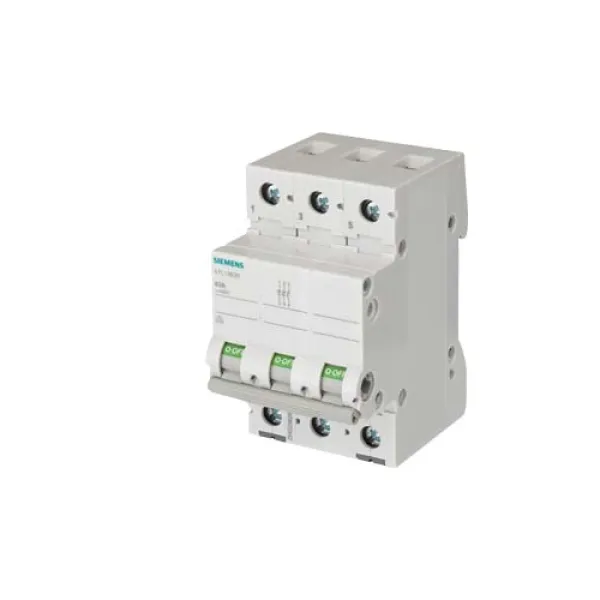Siemens Ausschalter 80A 3-polig 5TL1380-0 | Schalter für Reiheneinbau | Lasttrennschalter | 440V AC | Hutschiene | 3TE
