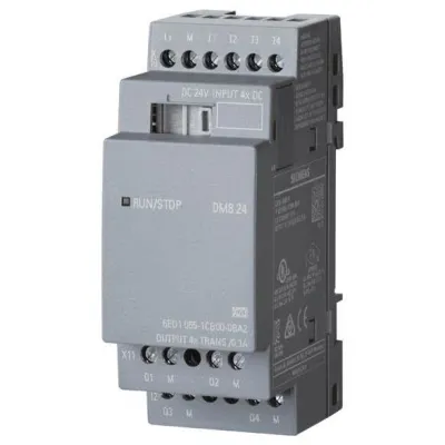Siemens LOGO! 8 DM8 24 | Erweiterungsmodul | 4DI/4DO | 24V DC | Transistor | Schraubanschluss | 6ED1055-1CB00-0BA2