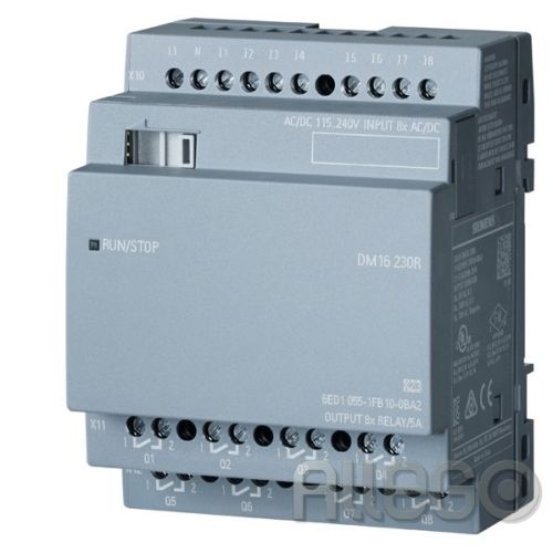 Bild: Siemens 6ED1055-1CB10-0BA2 SV/E/A: 24V DC/24V DC/TRANS., 8 DE/8 DA