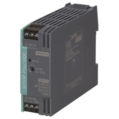 Siemens Stromversorgung SITOP PSU100C 6EP1331-5BA10 | 24V 1,3A | einphasig | Hutschiene | geregelt | 30W | IP20