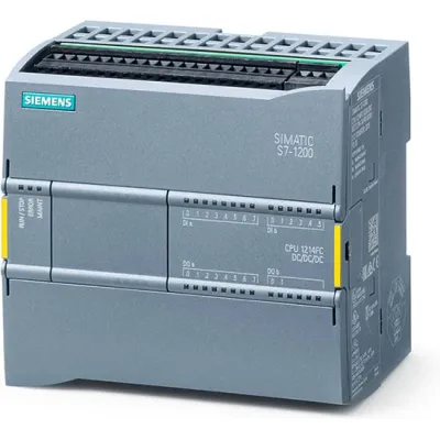 Siemens SIMATIC S7-1200F CPU 1214FC | Kompakt-CPU DC 24V | 14DI/10DO/2AI | PROFINET | Safety SIL3