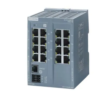 SIEMENS Switch SCALANCE XB216 6GK5216-0BA00-2AB2 | Managed Layer 2 | 16x 10/100 Mbit/s RJ45 | Hutschiene | IP20