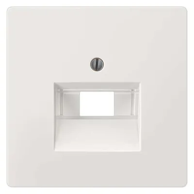 Siemens Zentralplatte 5TG1394-1 | UAE/IAE 1-fach | DELTA style | Schraubbefestigung | Kunststoff | platin-metallic