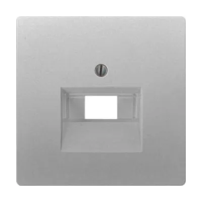 Siemens Zentralplatte 5TG1394-1 | UAE/IAE 1-fach | DELTA style | Schraubbefestigung | Kunststoff | platin-metallic