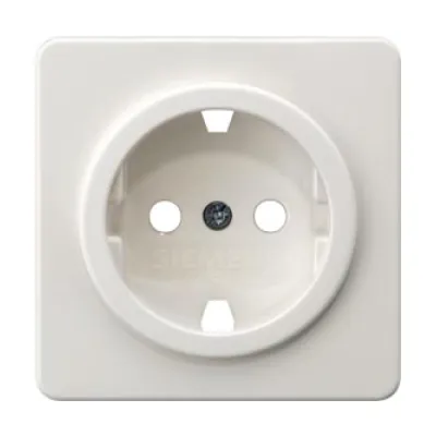 Siemens Steckdosenabdeckung 5UH1047 | DELTA profil | 65x65mm | für Schuko-Steckdose | titanweiß