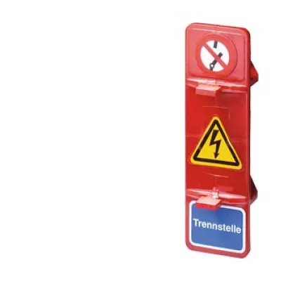 Siemens Blindeinsatz 3NX1004 | NH-Sicherungsunterteil Größe 1/2/3 | selektiver Leitungs- & Anlagenschutz | Rot