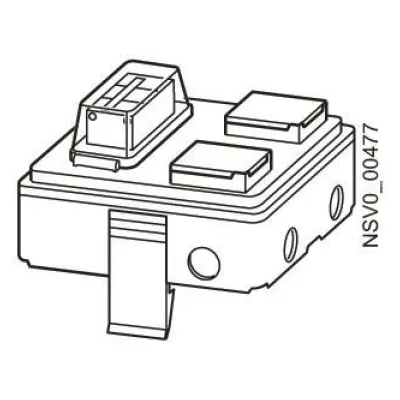 Siemens Abgangskasten BD2-AK1/2SD163FIA161 BVP:660870 | 5-polig | 16A | IP54 | FI-Schutzschalter | 2x SCHUKO | grau