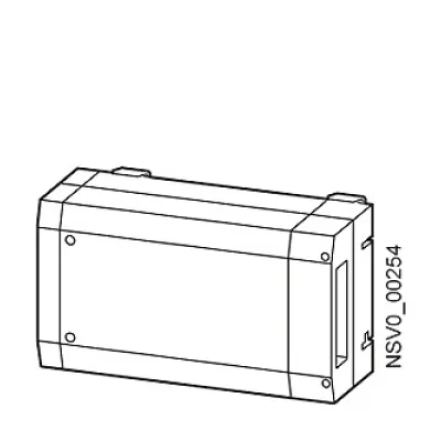 Siemens Abgangskasten BD01-AK2X/S27 BVP:034274 | 5-polig | 25A | 400V | Sicherungssockel S27 | IP54 | Grau RAL7035