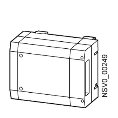 Siemens Abgangskasten BD01-AK1X/S18 BVP:034265 | 5-polig | D02 Sicherungssockel | 35A | 400V | IP54 | grau RAL7035