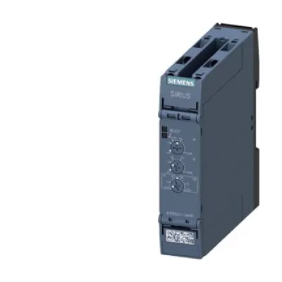 Siemens Stromüberwachungsrelais 3UG5522-1AW30 | 0,05–10A | 24–240V AC/DC | 1 Wechsler | analog einstellbar | SIRIUS 3UG5