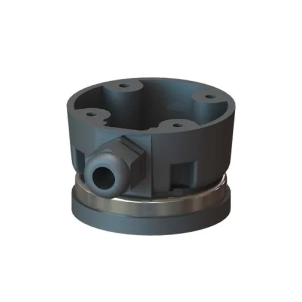Siemens Anschlussdose 8WD4308-0DE | Signalsäulen Zubehör | magnetische Befestigung | seitliche Kabelausführung | schwarz