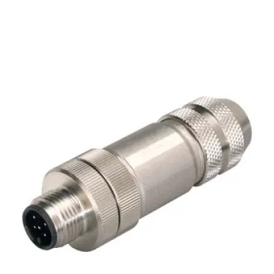 SIEMENS Steckverbinder M12 6GK1905-0EA00 | ET 200 | axialer Kabelabgang | Schneidklemmanschluss | IP65/IP67 | VE=5