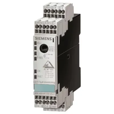 SIEMENS AS-Interface Slimline-Modul 3RK1408-8KG00-0AA2 | Erdschlussüberwachung | 24V DC | Relais | Tragschiene