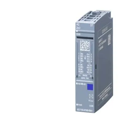 Siemens Analoges Ausgangsmodul 6ES7135-6FB00-0BA1 | SIMATIC ET 200SP | 2 analoge Ausgänge | 16 Bit | DC 19,2-28,8V