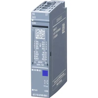 Siemens Analoges Ausgangsmodul 6ES7135-6FB00-0BA1 | SIMATIC ET 200SP | 2 analoge Ausgänge | 16 Bit | DC 19,2-28,8V