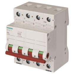 Siemens Ausschalter 5TL1691-1 100A 3polig+N mit rotem Griff