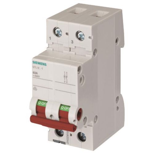 Bild: Siemens Ausschalter 63A,2pol.,rot 5TL1263-1
