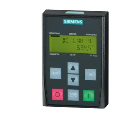 Siemens Bedienpanel Sinamics G120 BOP-2 6SL3255-0AA00-4CA1 | Basis-Bedieneinheit Umrichter | IP55 | lokale Bedienung