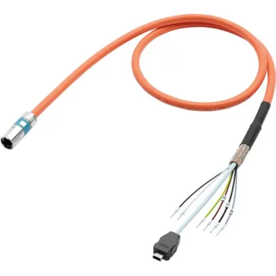 Siemens Einkabelleitung 6FX5002-8QN04-1AF0 | Sensor-Aktorkabel | 5m | M12 Stecker | PVC | Motion-Connect | IP65/IP20