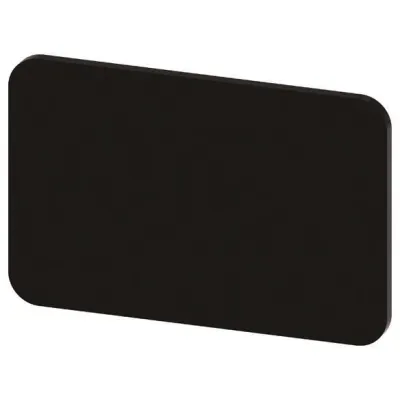 Siemens Bezeichnungsschild 3SU1900-0AD16-0AA0 | für Befehlsgeräte | rechteckig 17,5x27mm | schwarz | ohne Aufschrift