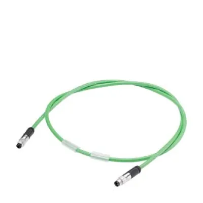 SIEMENS Verbindungskabel 6ES7194-2LH02-0AA0 | Busleitung für ET 200AL | 0,19m | 2x M8 Stecker | 4-polig | geschirmt