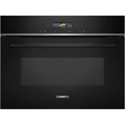 Siemens Einbau-Mikrowelle CE732GXB1 | 36L | 1000W | 1900W Grill | 5 Stufen | Inverter | Edelstahl | Schwarz