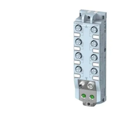 SIEMENS Digital I/O-Modul 6ES7143-5AH00-0BA0 | SIMATIC ET 200AL | 16 Eingänge 16 Ausgänge | 24V DC | IP65/IP67 | M12