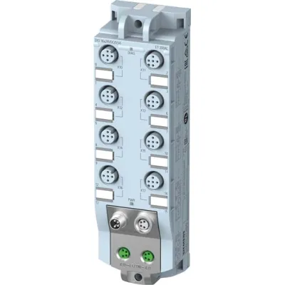 SIEMENS Digital I/O-Modul 6ES7143-5AH00-0BA0 | SIMATIC ET 200AL | 16 Eingänge 16 Ausgänge | 24V DC | IP65/IP67 | M12