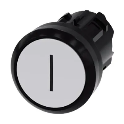 Siemens Drucktaster 3SU1000-0AB60-0AC0 | SIRIUS ACT | rund | 22mm | Kunststoff | tastend | IP68 | weiß