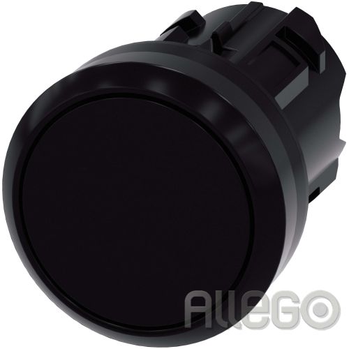 Bild: Siemens Drucktaster 22mm,rund,schwarz 3SU1000-0AA10-0AA0