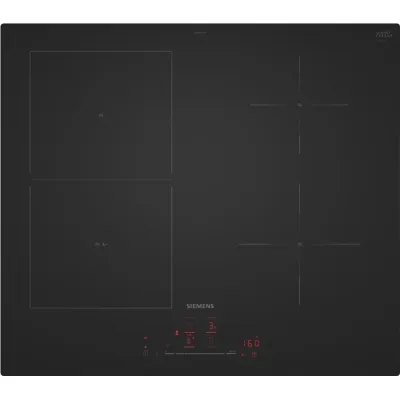 Siemens Induktionskochfeld ED61AHSC1E | iQ500 | 60 cm | autark | Kombi-Induktion | touchSlider | matt schwarz