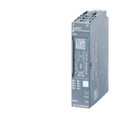 Siemens Digitales Eingangsmodul 6ES7131-6BF00-0CA0 | ET 200SP DI 8x24V DC | 8 Eingänge | PNP | Sink Input | IP20