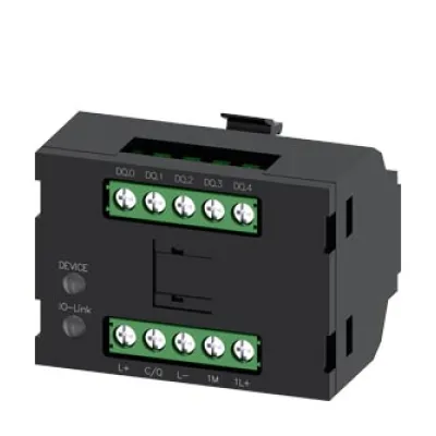 Siemens Elektronikmodul 3SU1400-1GD10-1AA0 | IO-Link | ID-Schlüsselschalter | 5 Schließer | 24V DC | Schwarz