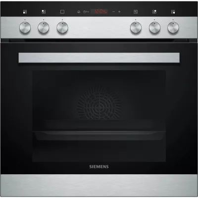 Siemens Einbau-Herdset EQ111KS01B | 3D Heißluft | Glaskeramikkochfeld | Edelstahl | 60cm | Energieeffizienz A