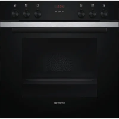 Siemens Einbau-Herd-Set EQ211KB11 | 71l Backofen | Glaskeramik-Kochfeld 60cm | 3D Heißluft | A+ | Edelstahl