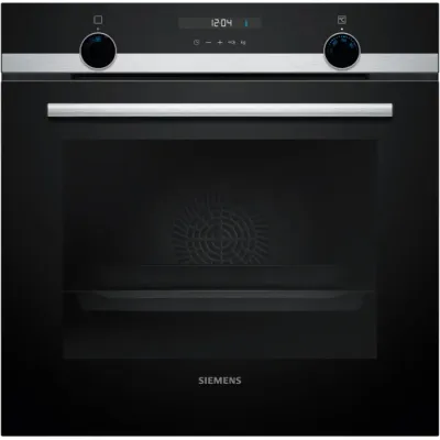 Siemens Einbau-Backofen Set EQ518ABSHB / HB517GBS3 | 71l | 7 Heizarten | A+ | Clip-Auszug | Edelstahl | humidClean