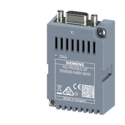 Siemens Erweiterungsmodul PROFIBUS DP 7KM9300-0AB01-0AA0 | Steckbar | Für PAC3200/4200/3VA COM100/800 | Weiß