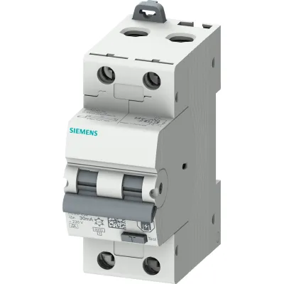 Siemens FI/LS-Schalter 5SU1326-7FP10 | RCBO | 2-polig | Typ A | 10A | 30mA | C-Charakteristik | 6kA | 230V | IP20