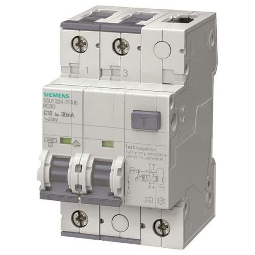 Bild: Siemens FI/LS-Schalter Typ A, 30mA, B6 5SU1324-6FA06
