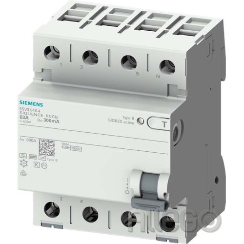 Bild: Siemens FI-Schutzschalter B 25/2 30MA 4TE 5SV3322-4