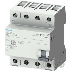 Siemens FI-Schutzschalter B 40/4 30MA 4TE 5SV3344-4