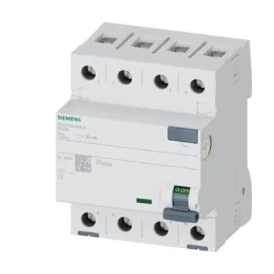 SIEMENS FI-Schutzschalter 5SV3342-6KK12 | Typ A | 4-polig | 25A | 30mA | 400V AC | SIGRES | Hutschiene | IP20